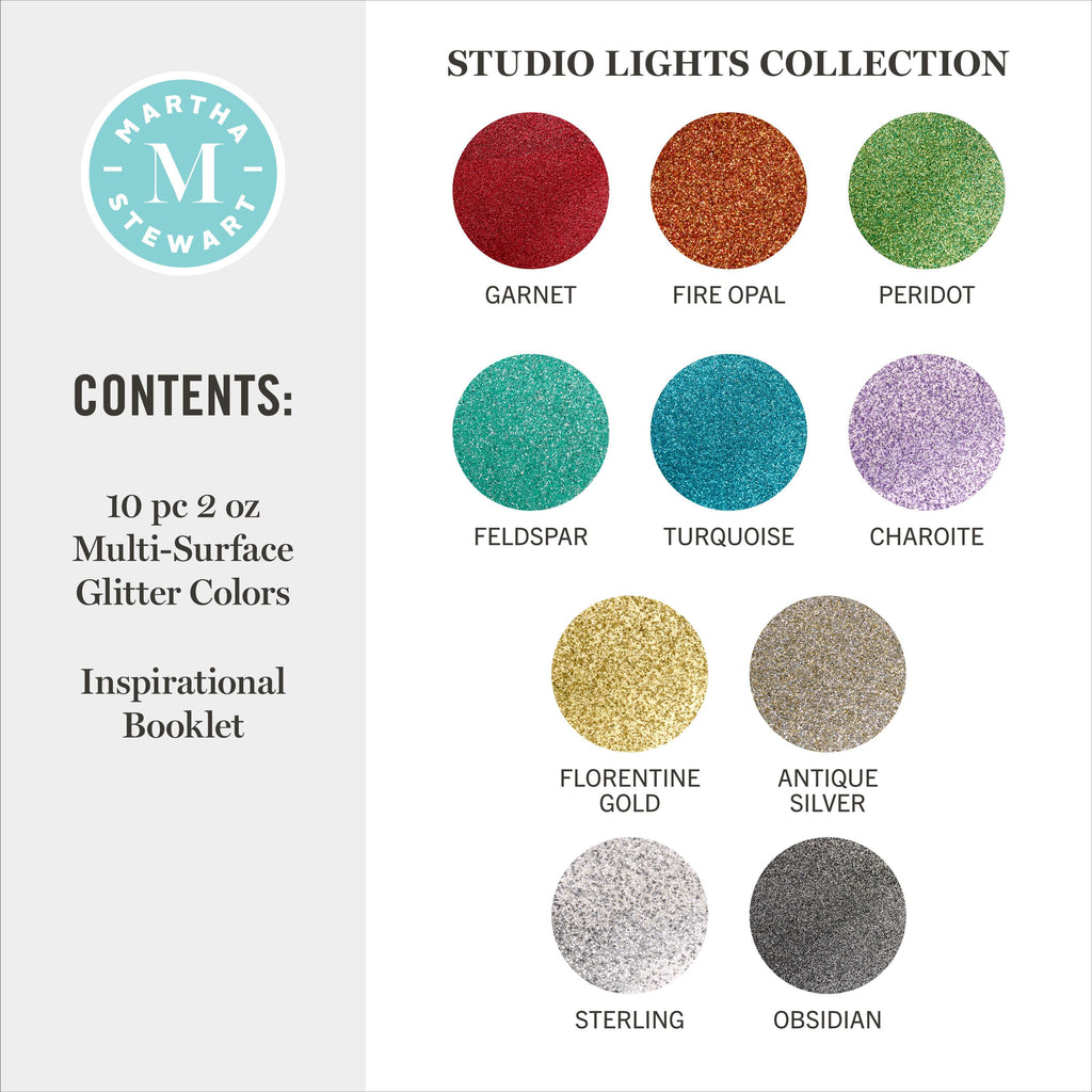 Martha Stewart Multi-Surface Acrylic Craft Paint, Satin Finish, Elevated Neutrals, Set of 12, 2 fl oz