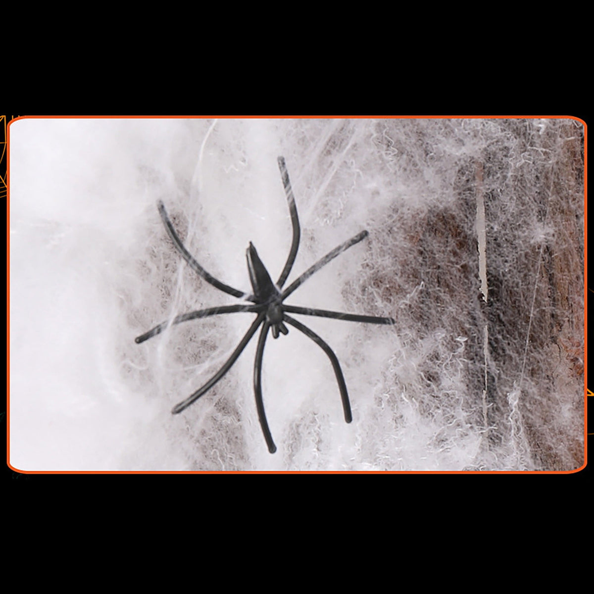 TERGAYEE Spider Web Decor,Luminous Spider Cotton, Super Stretch Cobwebs Creepy Halloween Indoor Outdoor Party Supplies, Halloween Decoration Venue Layout