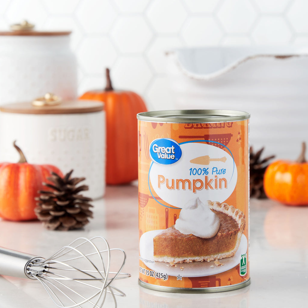 Great Value 100% Pure Pumpkin, 15 oz