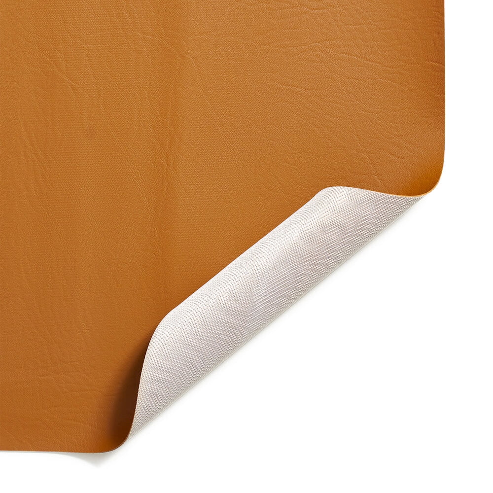Ottertex 54" Vinyl 100% Polyester Faux Leather Craft Fabric By the Yard, Black