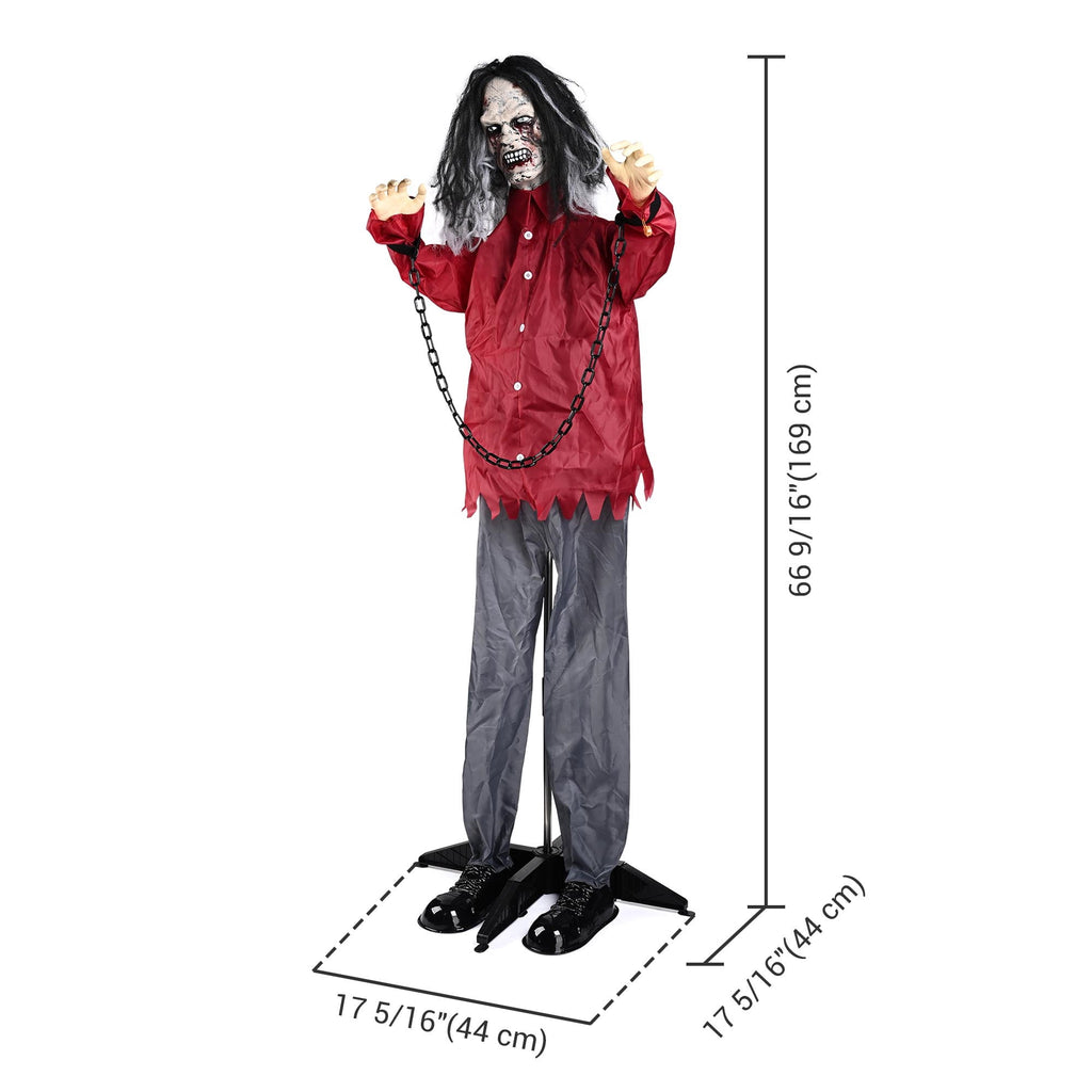 Yescom 9ft Flying Witch with Vulture & Owl Skeleton Halloween Outdoor Décor 2026