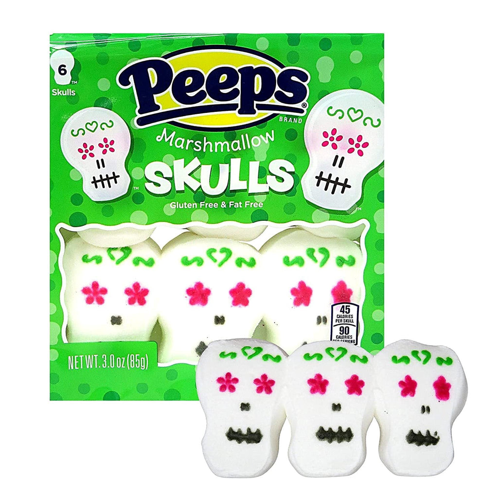 Halloween Peeps Marshmallow Ghosts Candy, Trick Or Treat Candy, Pack of 4, 6 Count per Pack