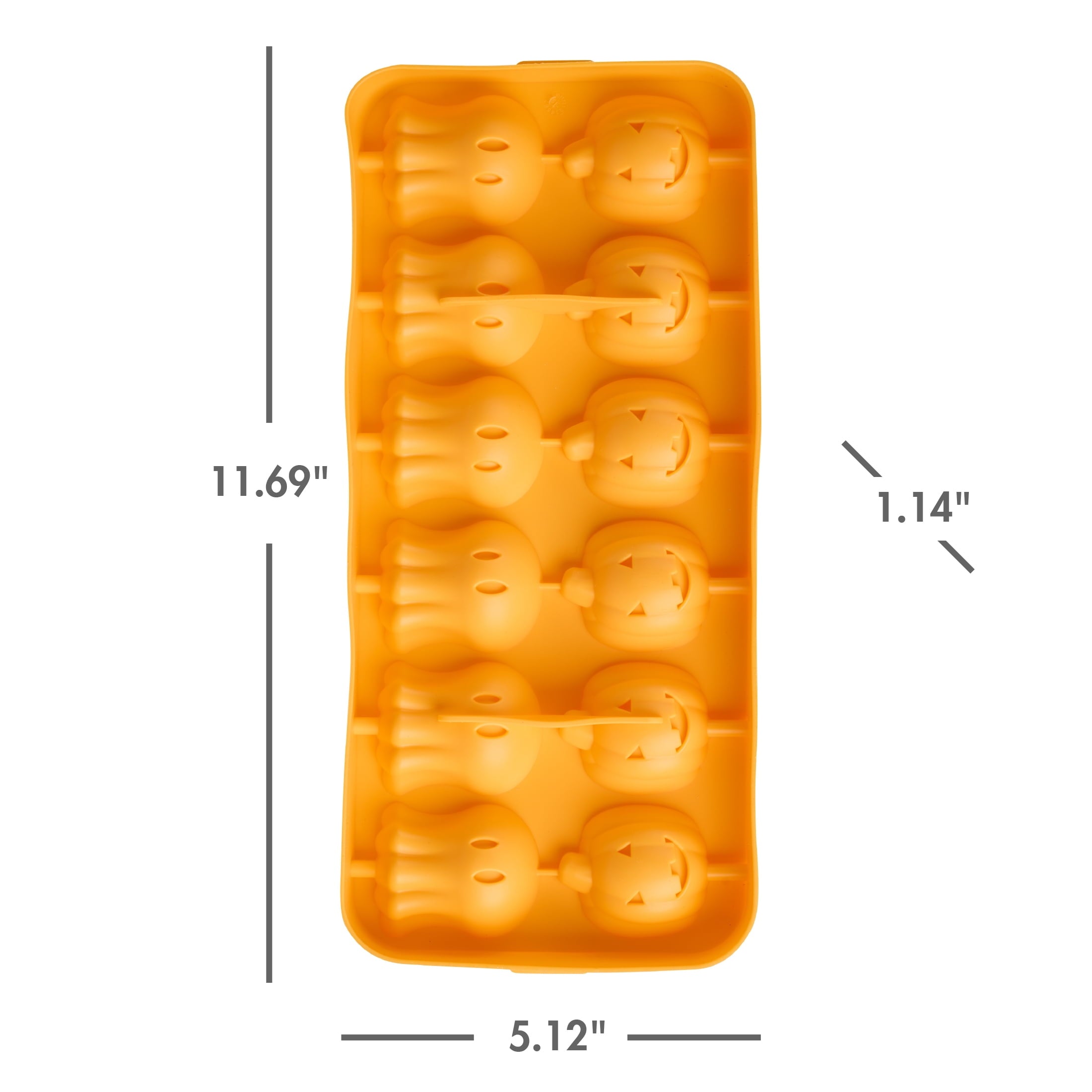Way To Celebrate 12 Cavity Silicone Cake Pop Pan, Orange