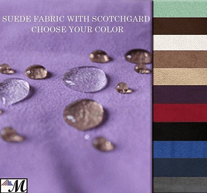 Mybecca Suede 58" Width - 100% Polyester Faux Craft Fabric By the Yard - Color: Black