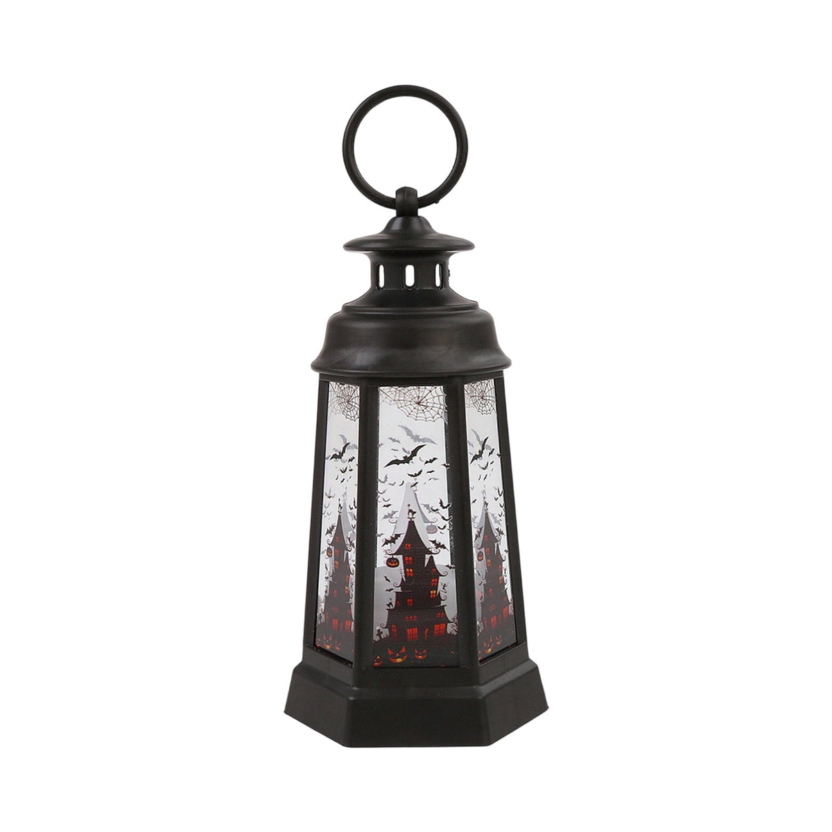 Djiypn Mini Lanterns 2Pack LED Small Lanterns Decorative Indoor Outdoor Hanging Lantern Decorative Candle Light Farmhouse Decor for Weddings Western Camping Party Halloween Christmas Decorations