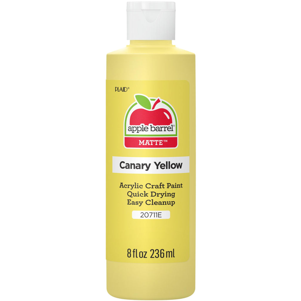 Apple Barrel Acrylic Craft Paint, Matte Finish, White, 8 fl oz