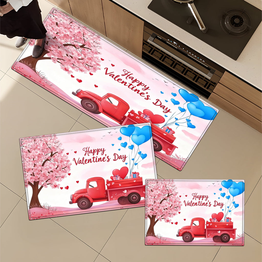 YIMEIS Halloween decoration Kitchen rugs Washable flannel Printed Area Rug and Mats DoorMats, bath mat,Autumn and Winter Festival Decoration-Halloween Undead 15.7'' x 23.6''