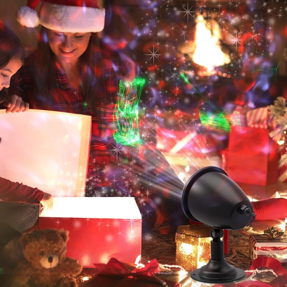 10 Colors Outdoor LED Landscape Projector Lights Holiday with Remote and Timer