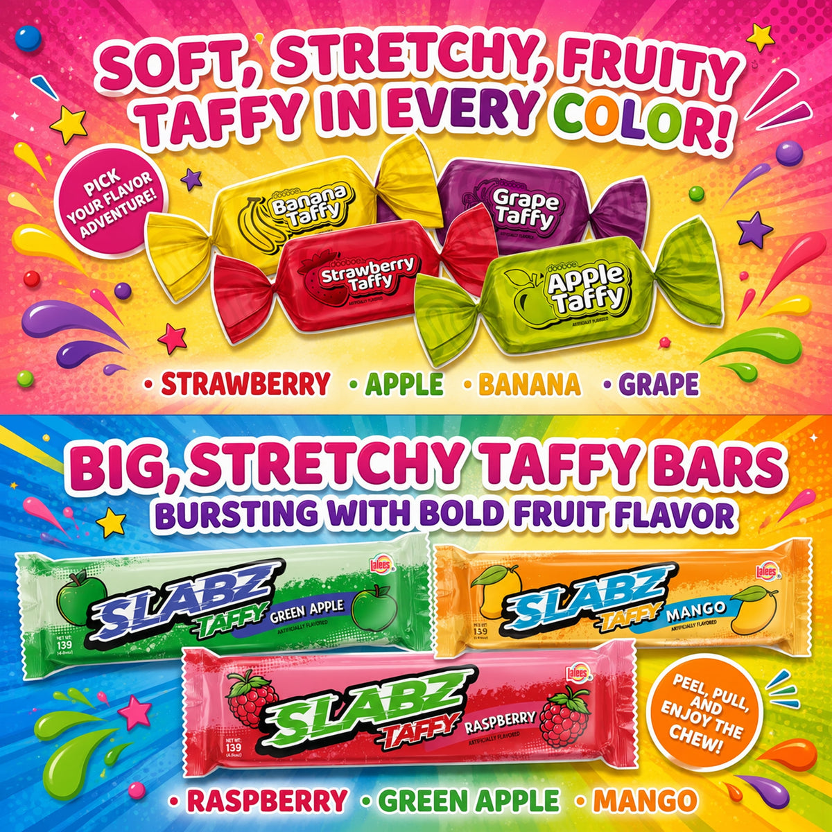 A Great Surprise Assorted Candy Mix, 8 lb Bulk Individually Wrapped Candy Variety Pack for Halloween , Piñatas, Goodie Bags, Candy Bowls & Party Favors