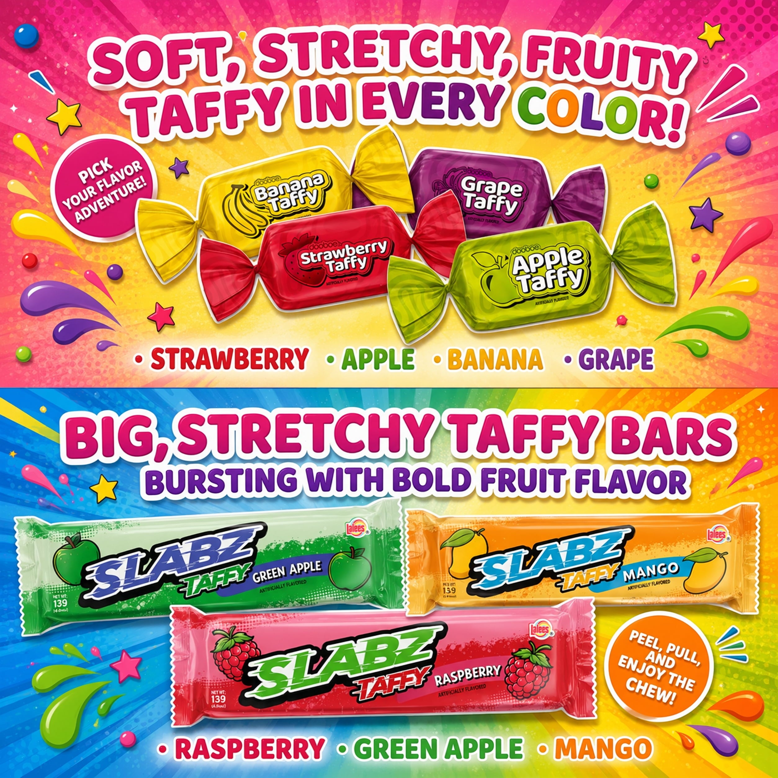 Assorted Bulk Candy Mix, 12 lb Bulk Individually Wrapped Candy Variety Pack for Piñatas, Goodie Bags, Candy Bowls, Party Favors & Events