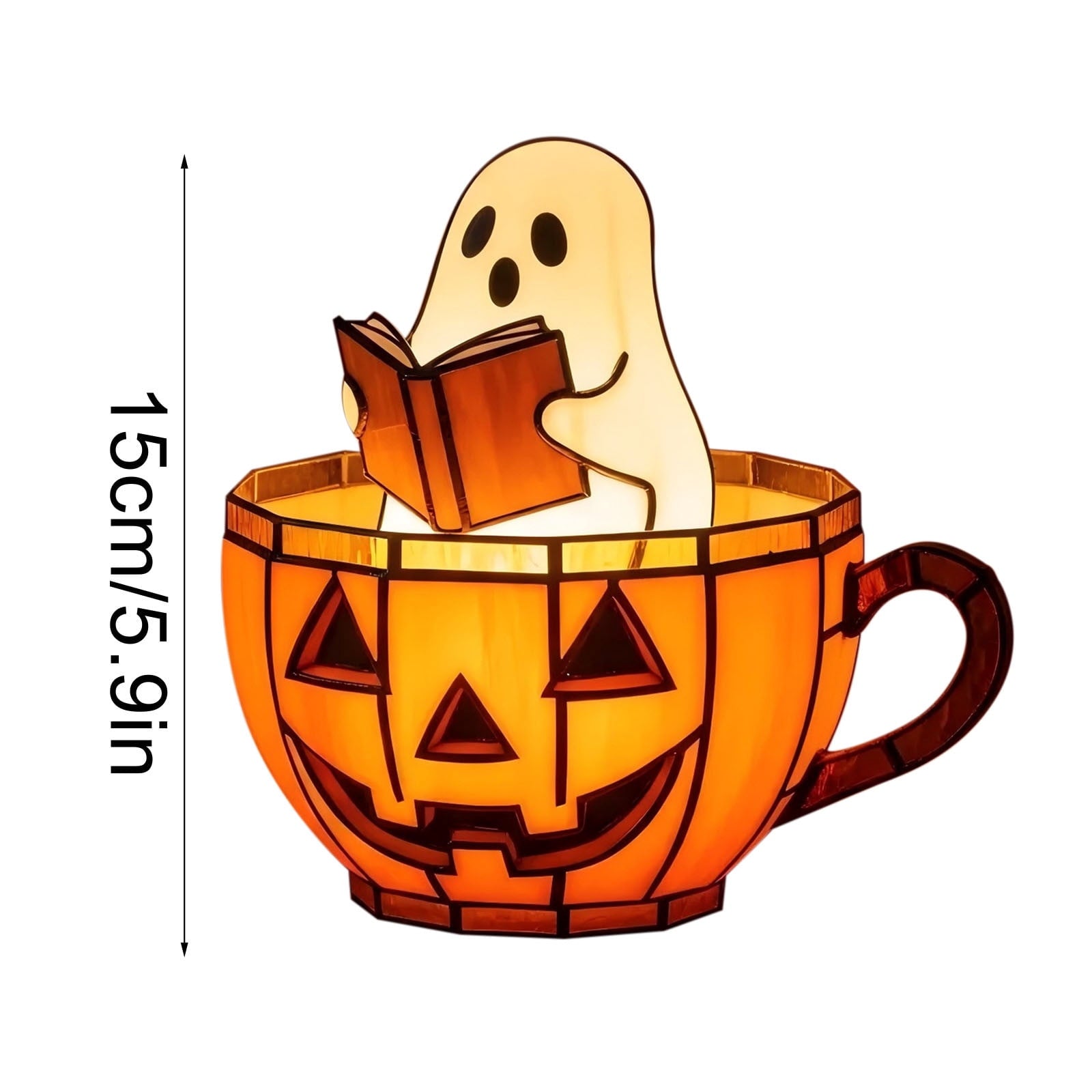 Gold Halloween Mini Cauldron Candy Holder Set, Witch Decor Tiered Tray Tabletop Decoration 8pcs