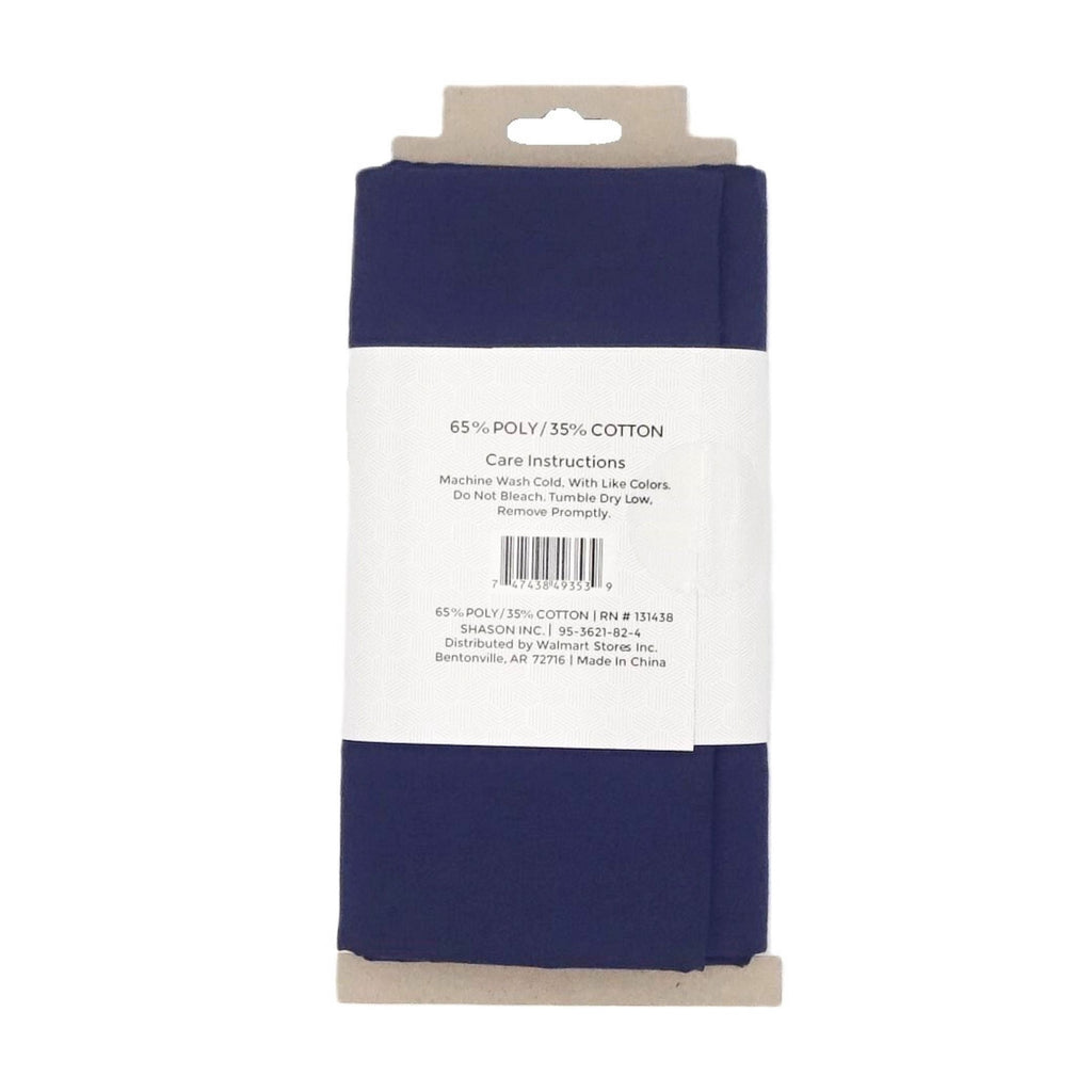Shason Textile 2 Yard Cut Poly Cotton Fabric, Navy, 44" Wide for Craft & Quilting Projects