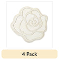 (1 pack) Plaid Surfaces Layered Wood Shape, Rose