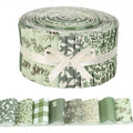 Heymaple 40Pcs Jelly Roll Fabric Strips for Quilting and Sewing, 2.6" x 20" Precut Fabric for DIY Crafting, Spring Series