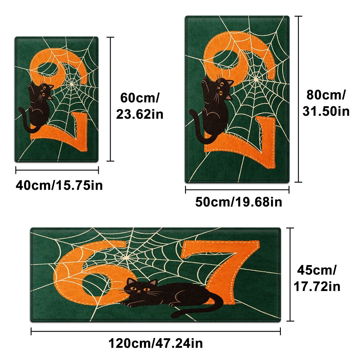 CCTFS Halloween Skeletons Holding Hot Drinks Household 1Pc Flannel Mat and Kitchen Rugs,Soft Non-slip for Bedroom Entryway