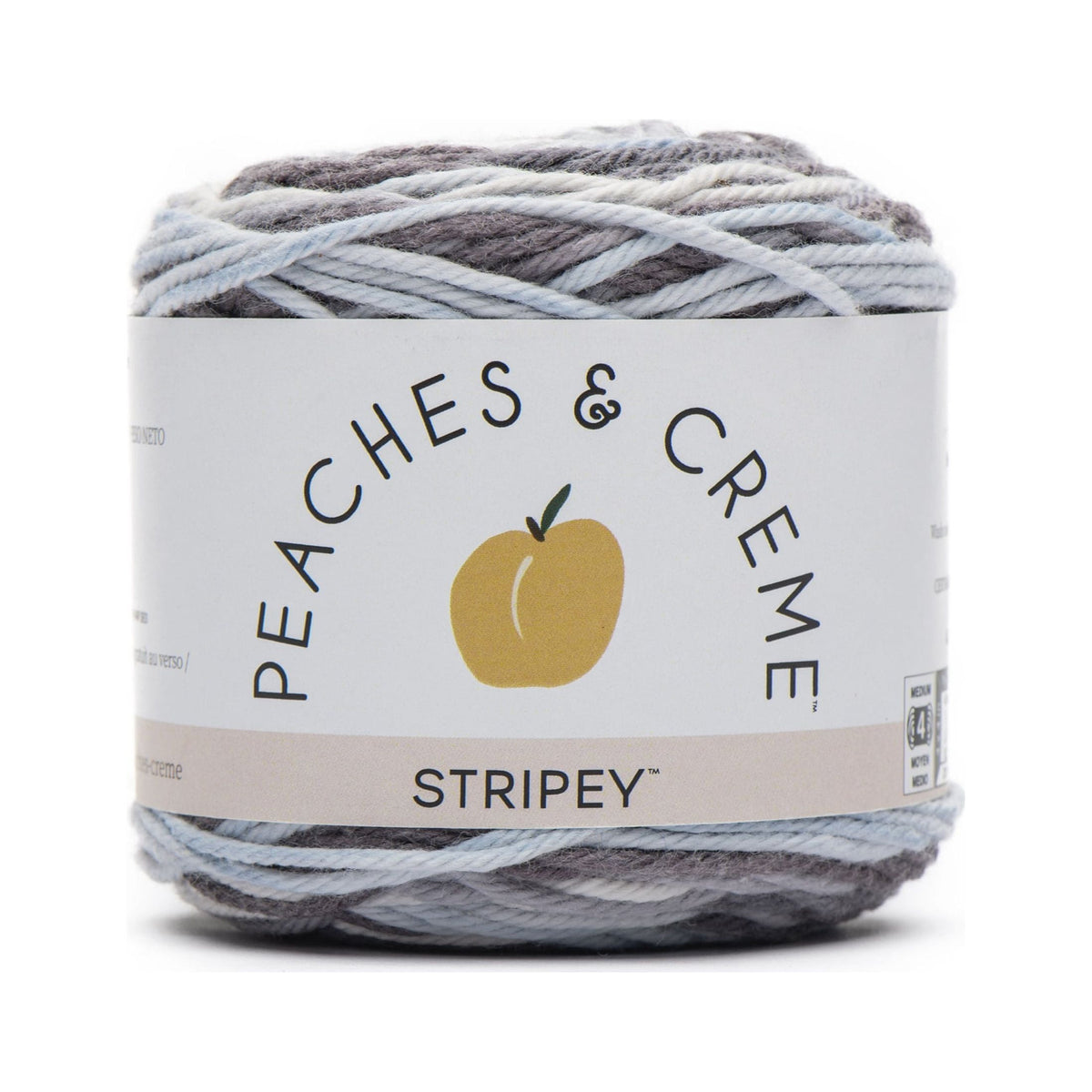 Peaches & Creme Ombre 4 Medium Cotton Yarn, Fleur De Lavandra 2oz/56.7g, 95 Yards