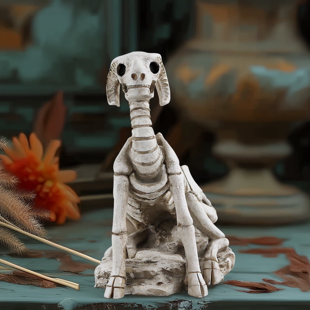 amlbb Halloween Decoration Halloween Skeleton Horror Decorations Simulation Animals Skeleton Ornaments Bar Decoration Frogs Skeleton on Clearance