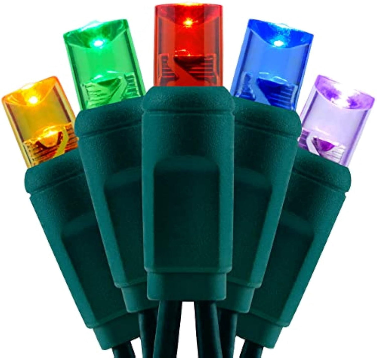 Wick's Outdoor Living LED 5MM Multi-Color Holiday Lights, 50 FT in length, 150 CT, and 6 different color options