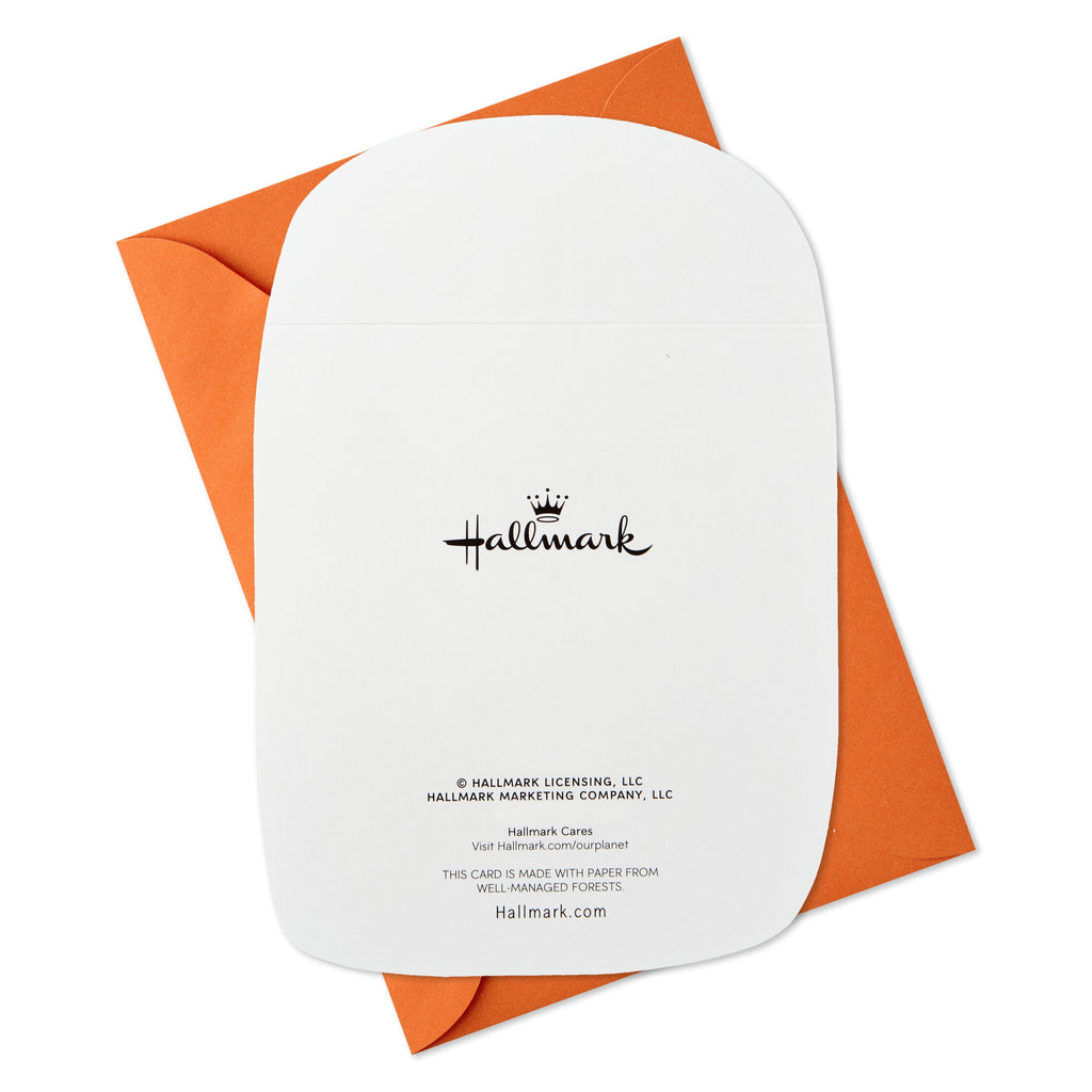 Hallmark Halloween Cards (Jack-o'-Lantern Smile), 6 Count