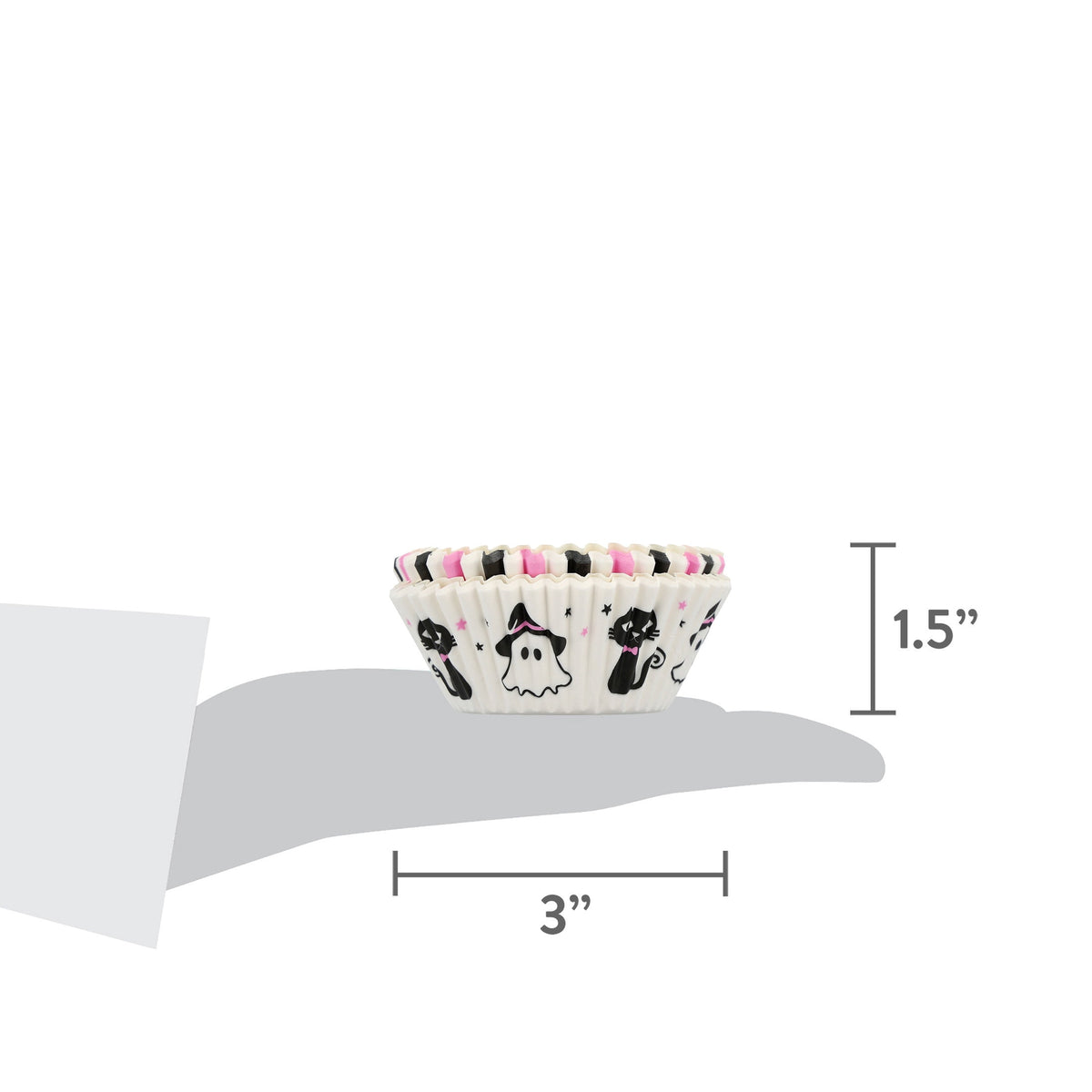 Great Value Boo Tastic Cupcake Liners, 48 Count