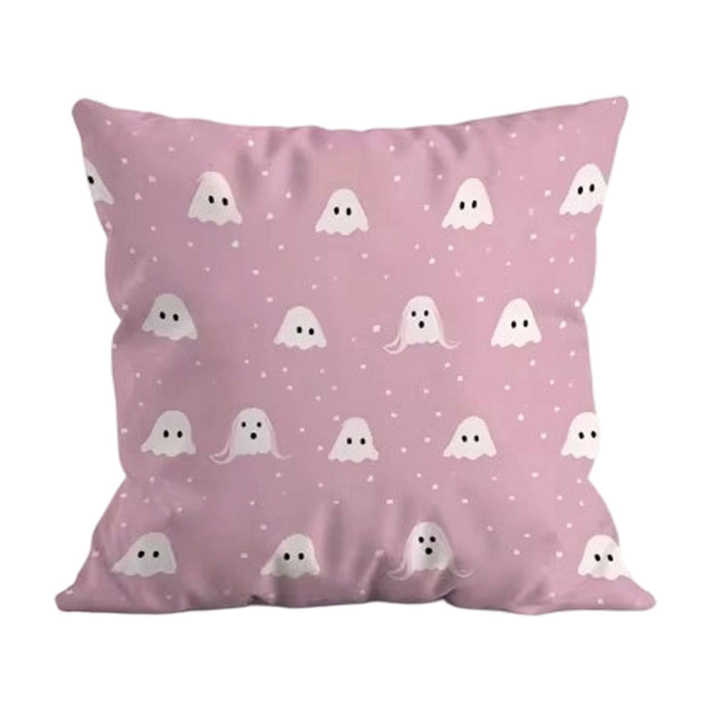 AuroraX Halloween Ghost Decor Outdoor Halloween Decoration Courtyard Tabletop Desktop Haunted Halloween Decoration for Yard Garden Pink