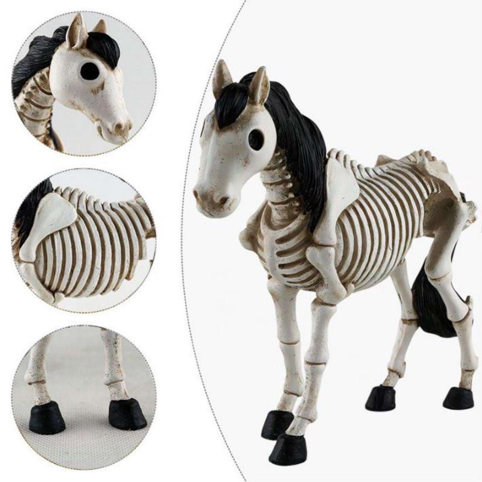 amlbb Halloween Decoration Halloween Skeleton Horror Decorations Simulation Animals Skeleton Ornaments Bar Decoration Frogs Skeleton on Clearance
