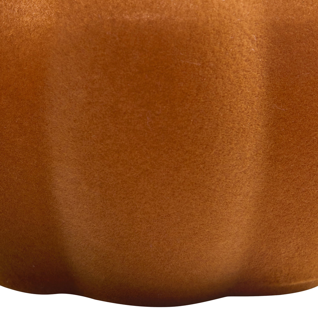 Better Homes & Gardens Flocked Pumpkin Jar Candle, Pumpkin Snickerdoodle Swirl, 2-Wick, 12.7 oz
