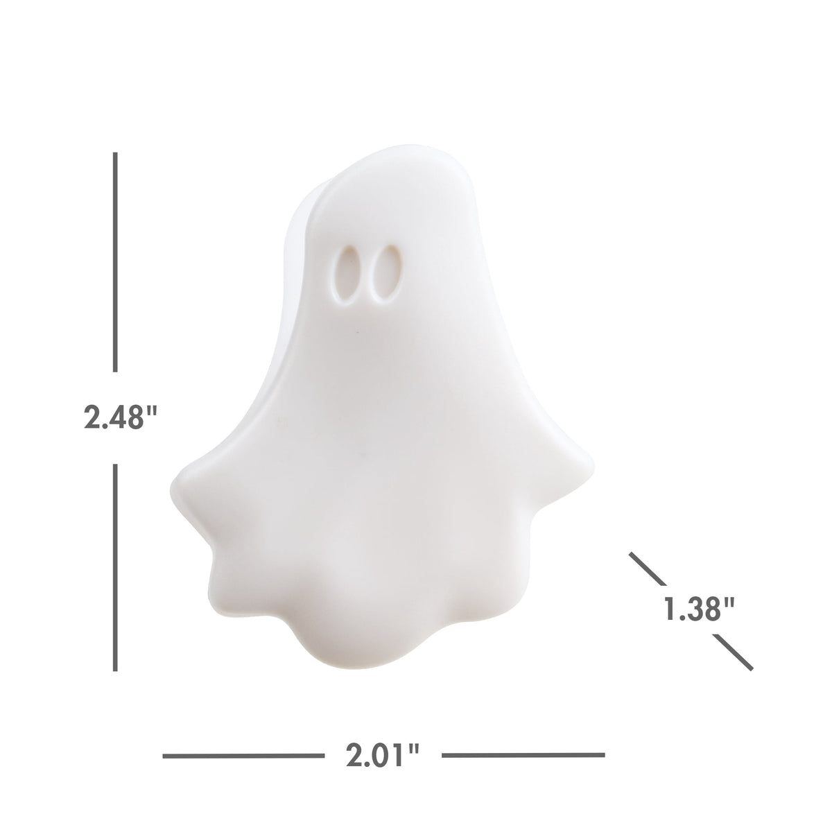 Way To Celebrate 4-Piece Bag Clips, Ghost, White