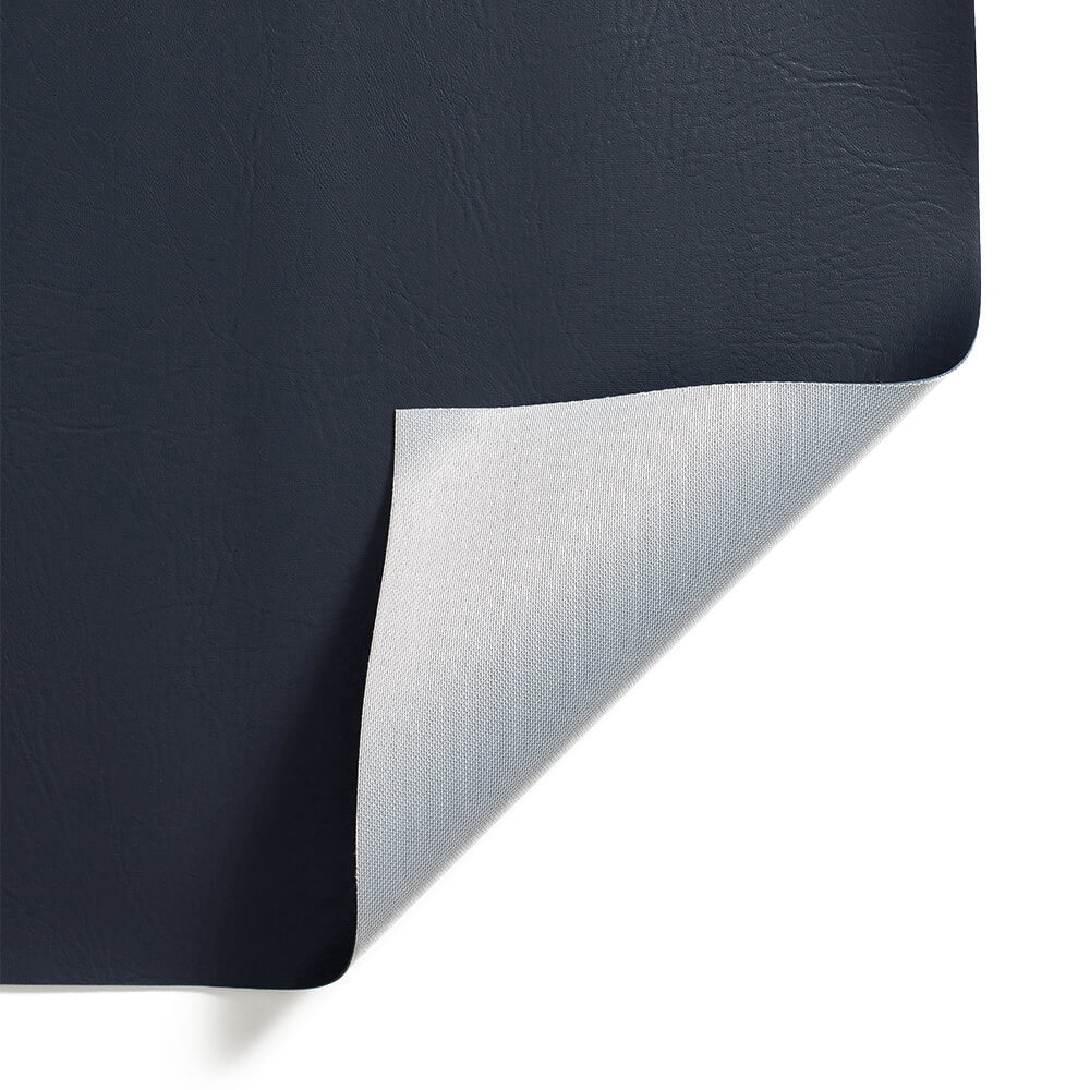Ottertex 54" Vinyl 100% Polyester Faux Leather Craft Fabric By the Yard, Black