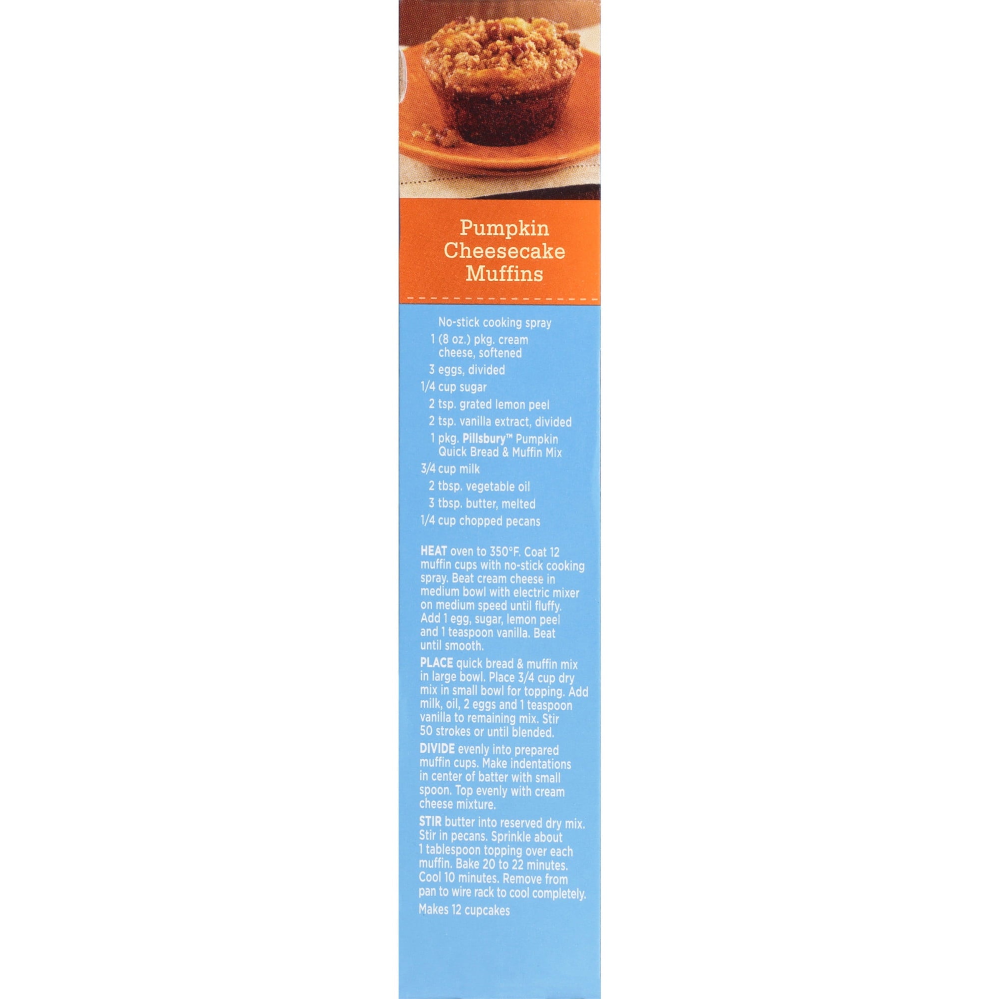 Pillsbury Pumpkin Quick Bread and Muffin Mix, 14 oz Box