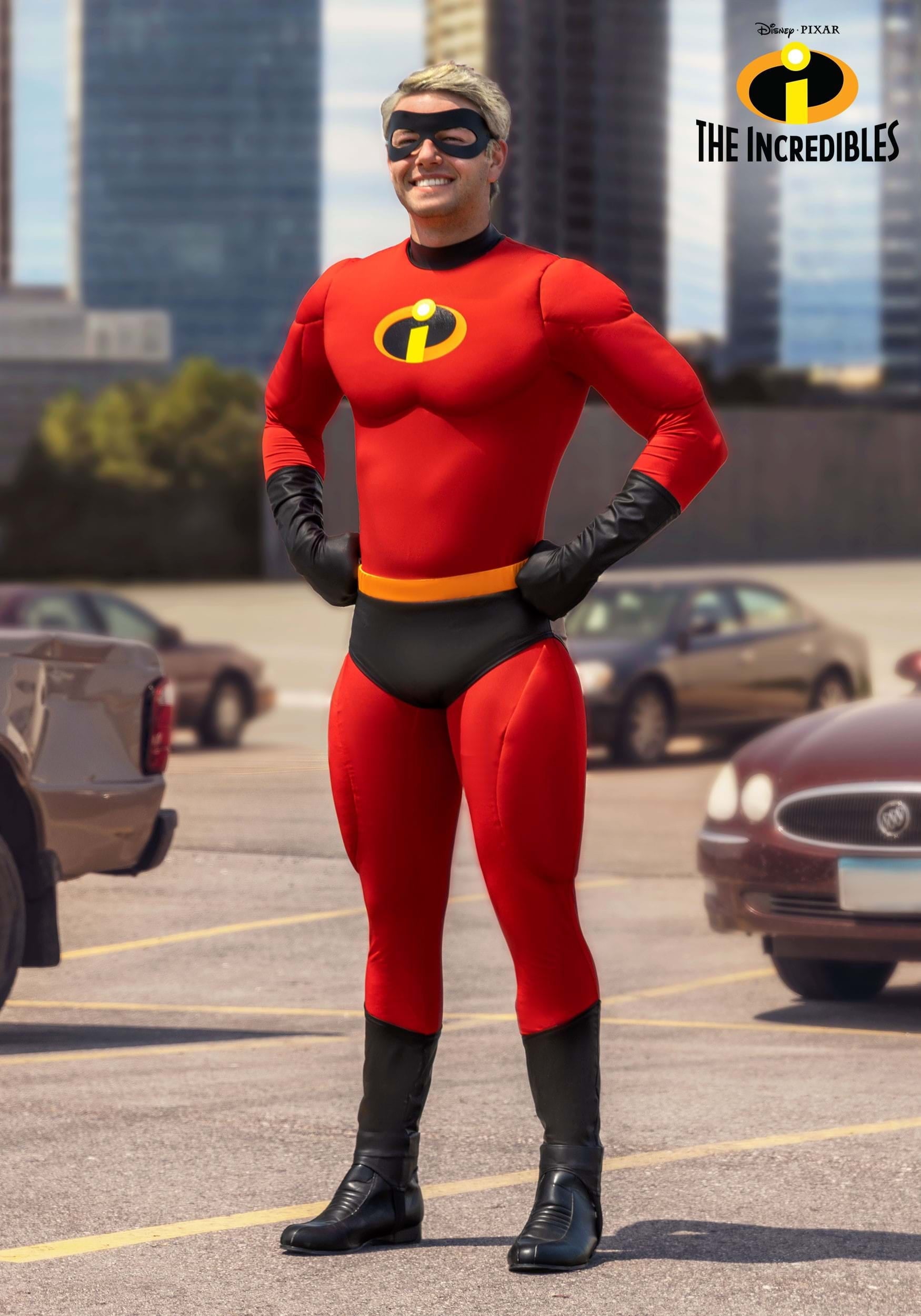 The Incredibles Men's Deluxe Mr. Incredible Costume