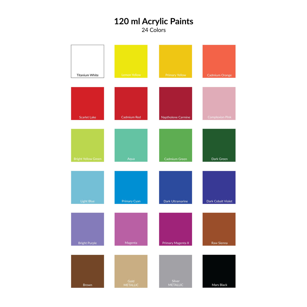 Royal & Langnickel Essentials 120ml Primary Yellow Acrylic Artist Paint