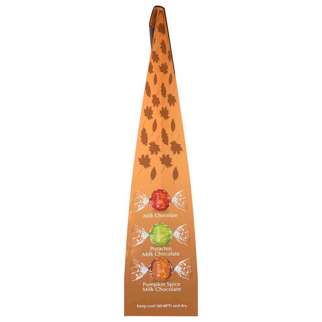 Lindt LINDOR Fall Assorted Milk Chocolate Candy Truffles, 5.1 oz. Bag
