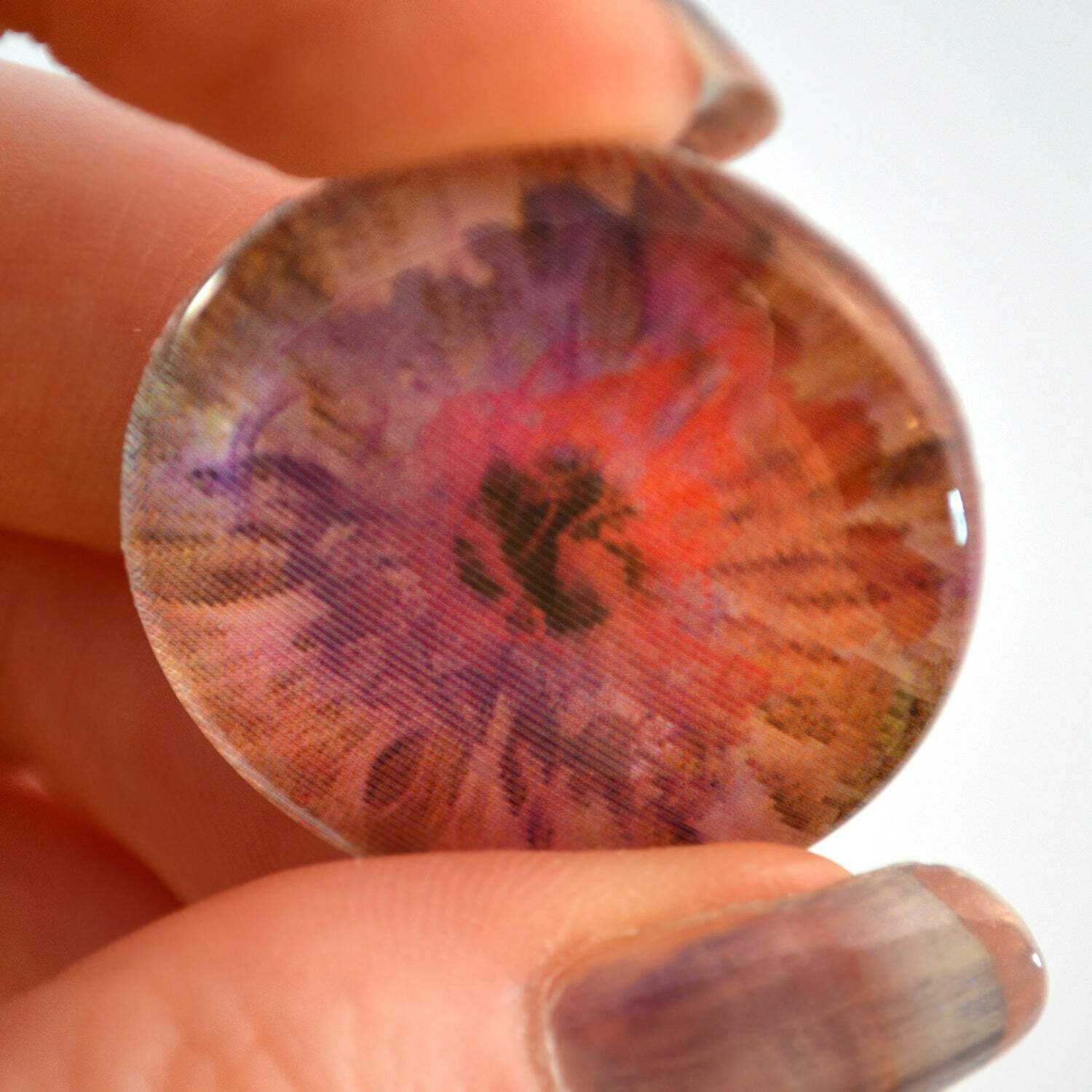 Burst of Colored Smoke Changing Animated Glass Eyes