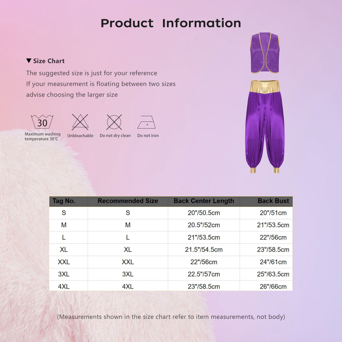 iiniim Mens Arabian Prince Costume Open Front Vest with Pants Halloween Show Fancy Dress up Outfit Royal Blue&Royal Blue S