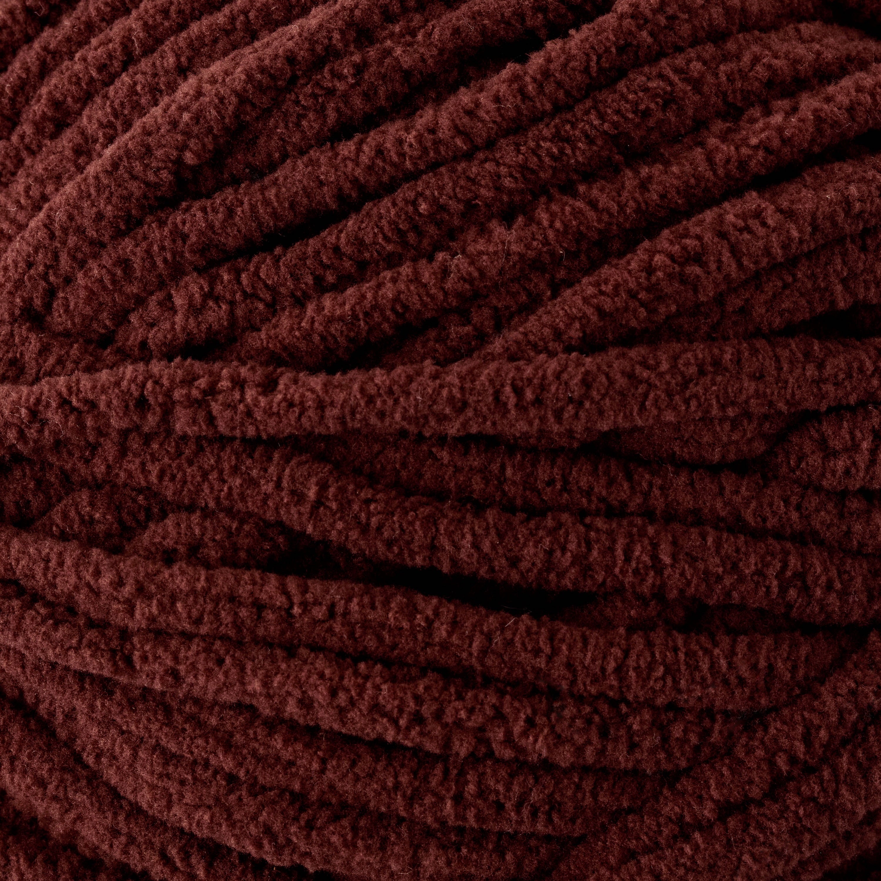 Mainstays Cozy Chenille Yarn, 220 yd, Arctic White, 100% Polyester, Bulky
