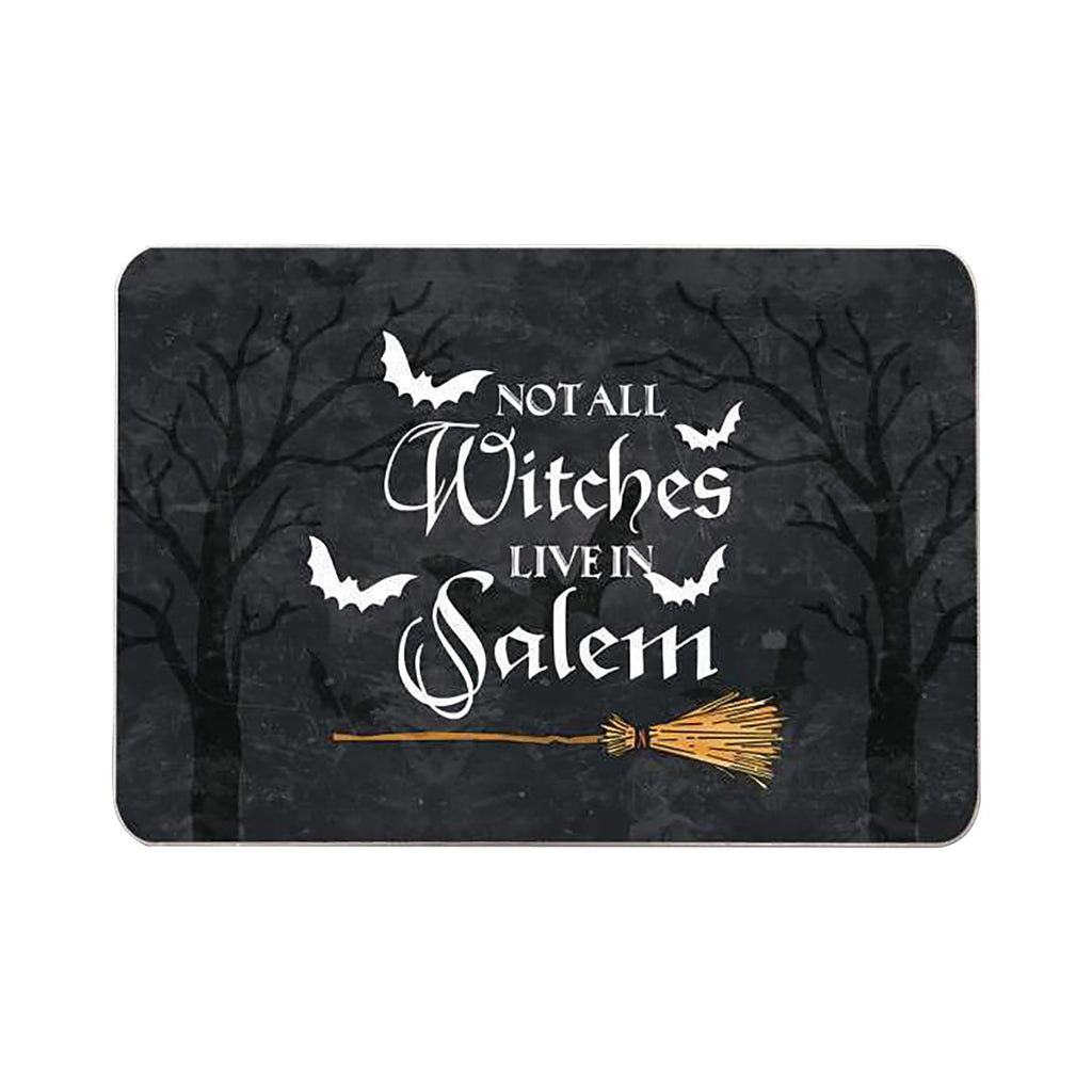 Halloween Welcome Doormat, Indoor Outdoor Entrance Floor Mat, Trick or Treat Decorations Doormat, Non Slip Halloween Decor Funny Mats