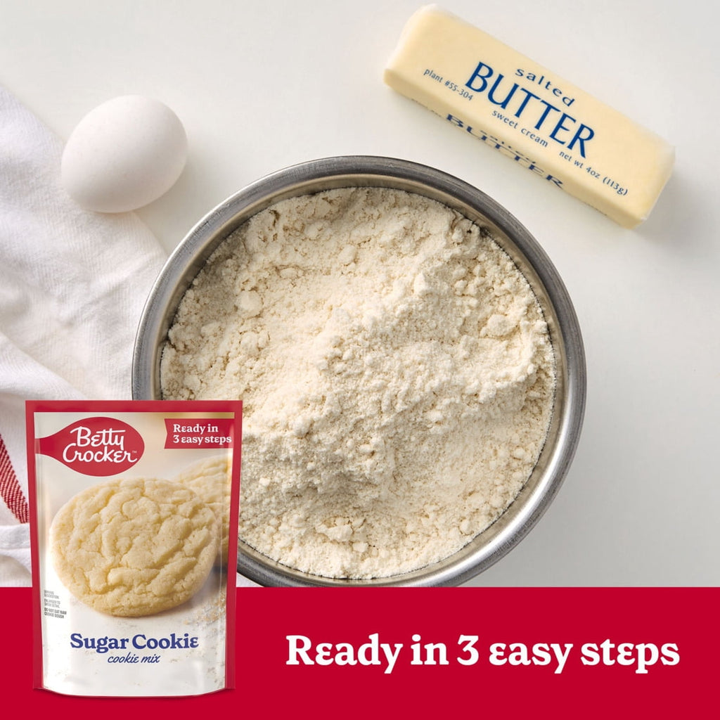 Betty Crocker Sugar Cookies, Cookie Baking Mix, 17.5 oz