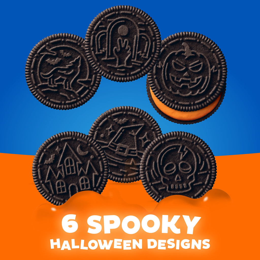 OREO Boo! Trick or Treat Halloween Cookies Variety Pack, 20 Snack Packs (2 Cookies Per Pack)