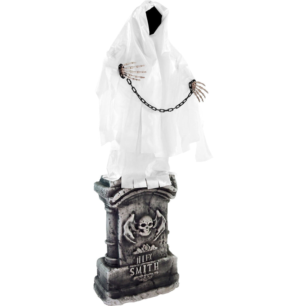 Haunted Hill Farm 3.4 ft Touch-Activated Animated Possessed Backbend Lady Halloween Animatronic, HHLADY-15FLSA