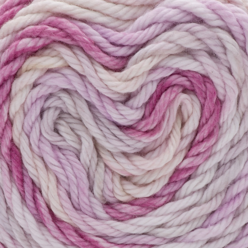 Peaches & Creme Ombre 4 Medium Cotton Yarn, Fleur De Lavandra 2oz/56.7g, 95 Yards