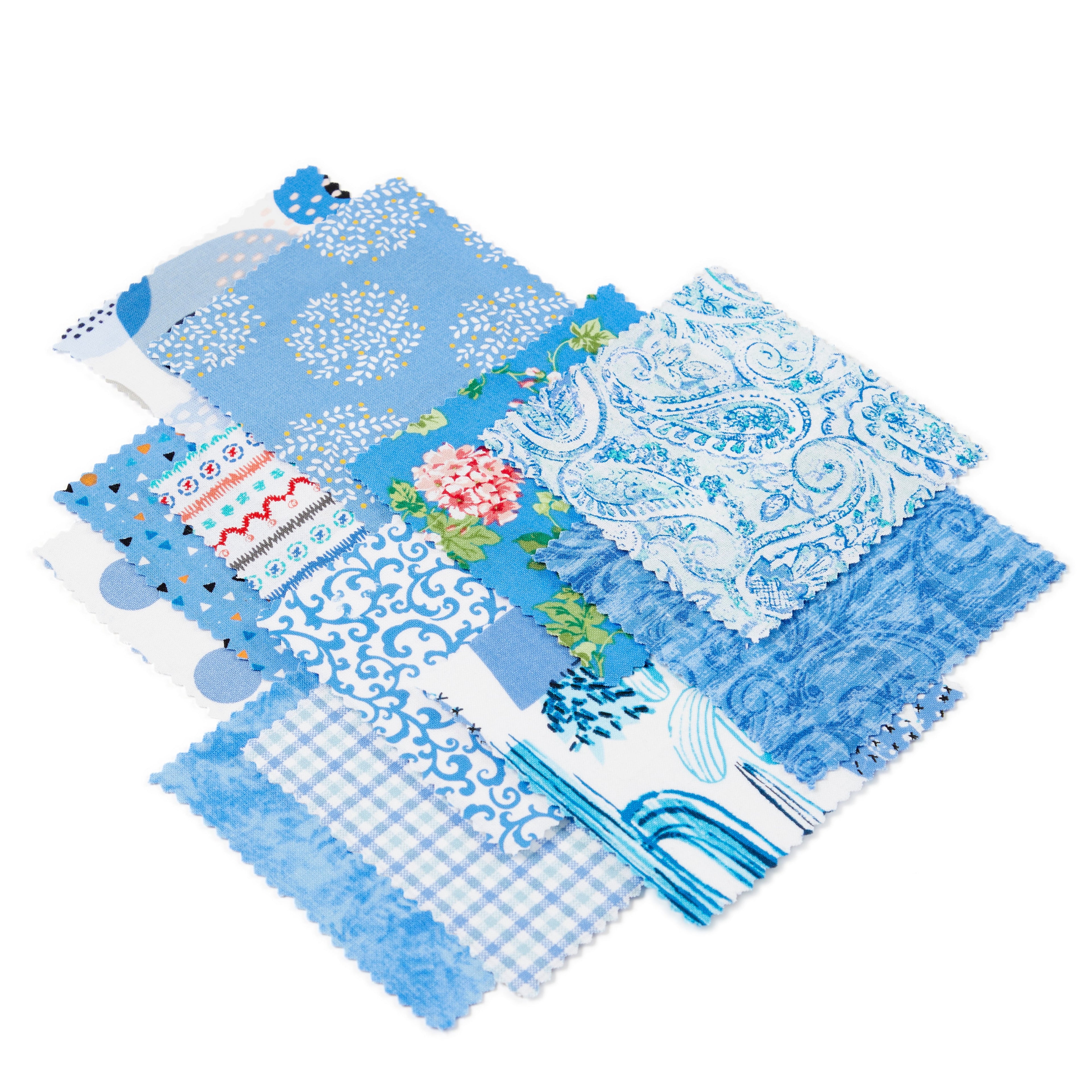 Waverly Inspirations Sewing & Craft Fabric, Plaid Provence Blue, 1 Yard Precut, 100% Cotton, 44 in Wide, for Quilting & Sewing
