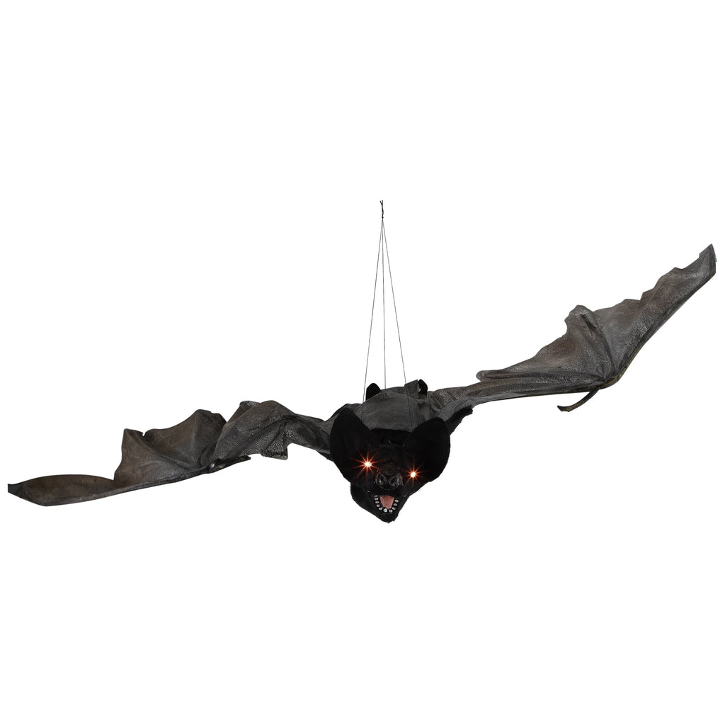 Northlight LED Lighted Animated Halloween Bat with Wings - 48"