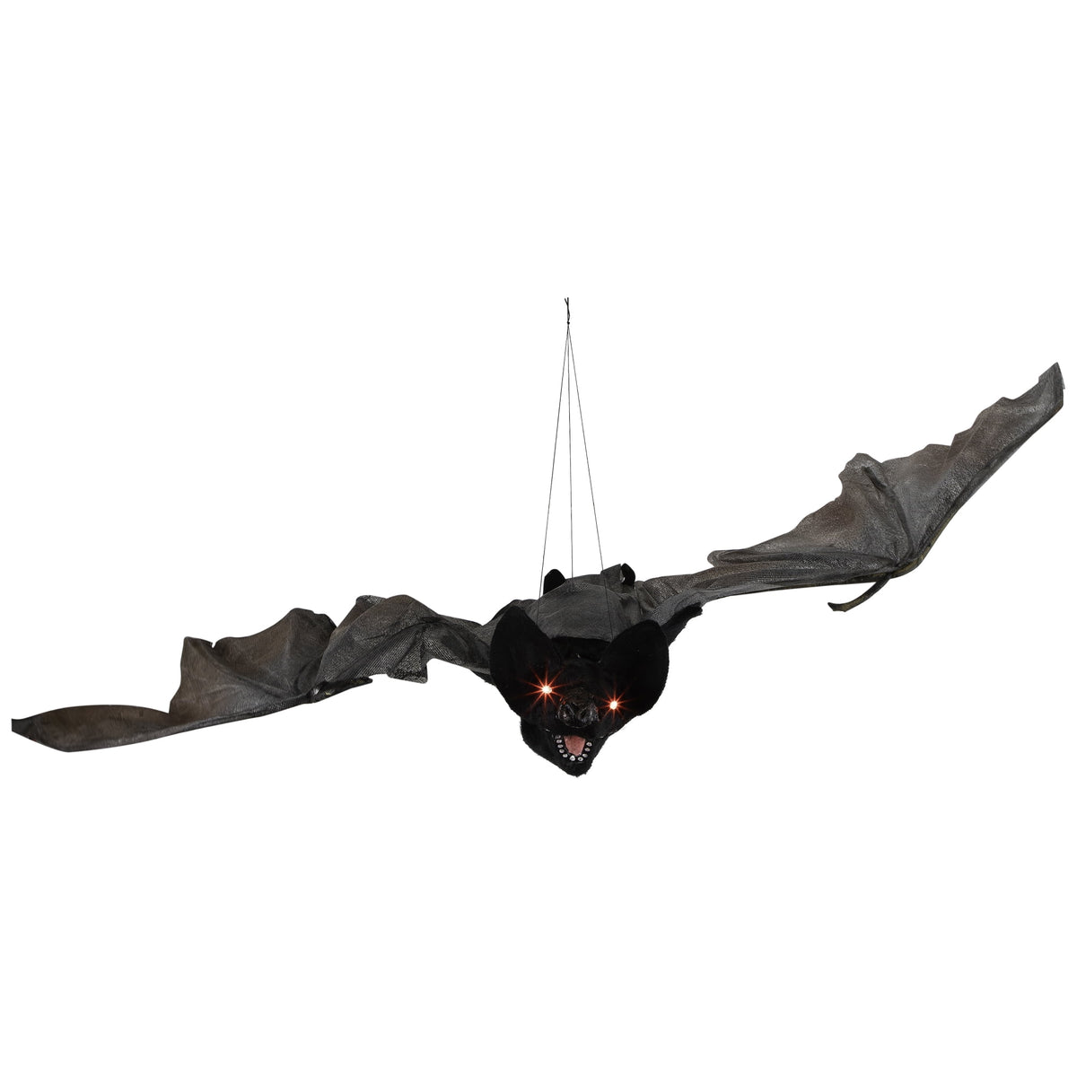 Northlight LED Lighted Animated Halloween Bat with Wings - 48"