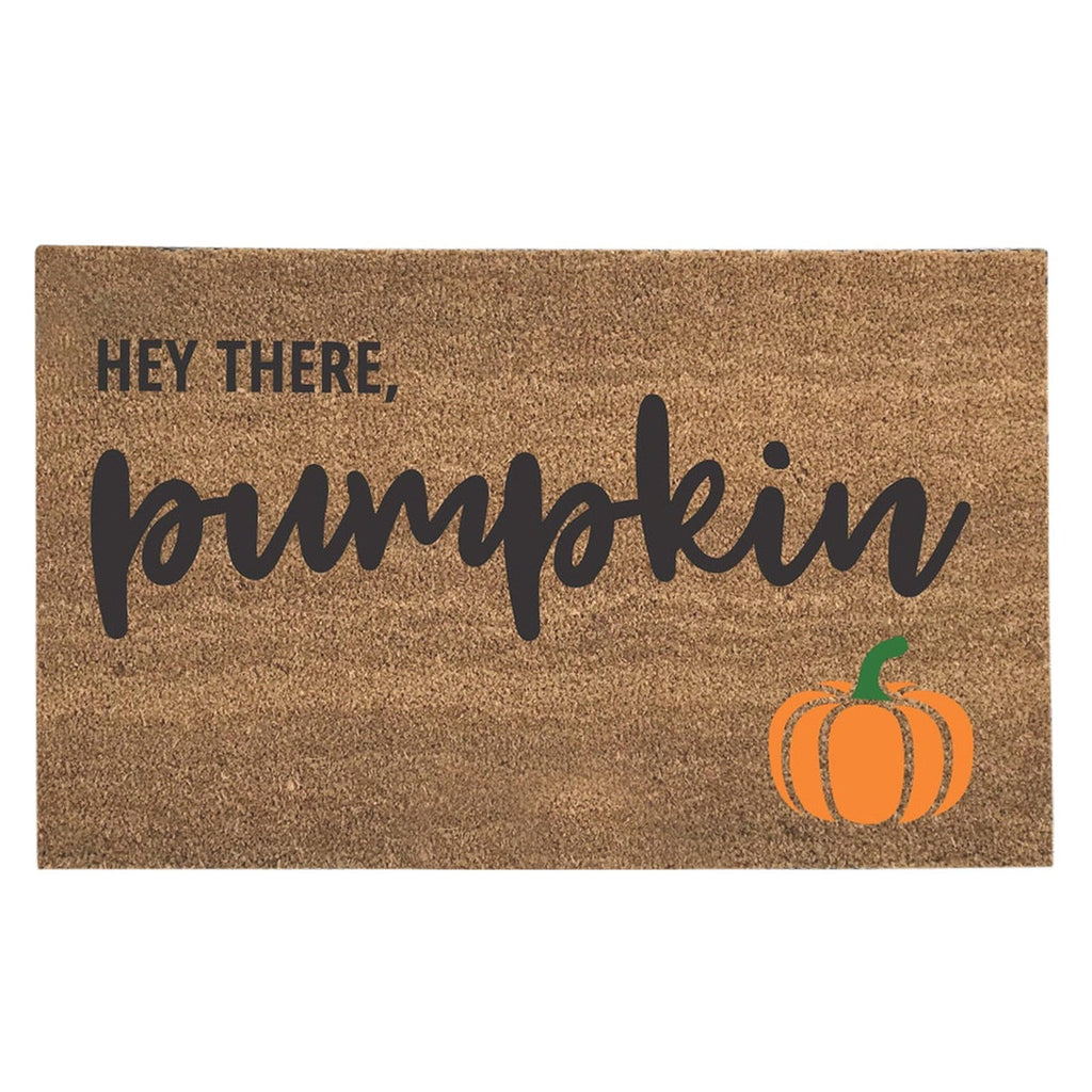Fall Door Mat, Hey There Pumpkin Doormat, Autumn Decorative Entrance Door Rugs, Thanksgiving & Fall Front Door Mat, Non Slip Halloween Welcome Mat, Farmhouse Floor Mats Fall Outdoor Decor 24*16IN,A