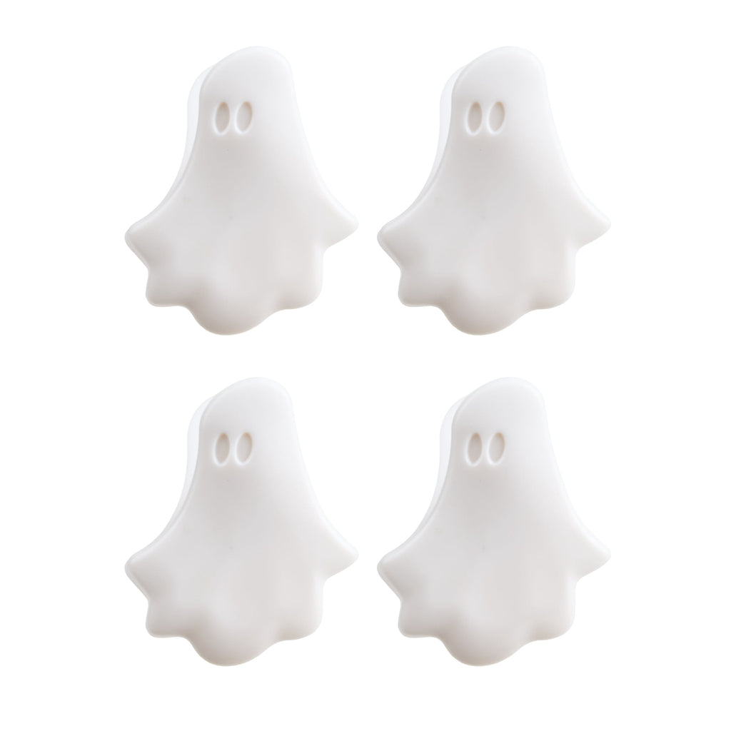 Way To Celebrate 4-Piece Bag Clips, Ghost, White