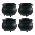 Way To Celebrate 4-Piece Silicone Cauldron Baking Cup Set, Black