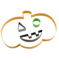 Way To Celebrate 4-Piece Cookie Cutters Jack-o’-lantern, Orange, Green, Purple, Black