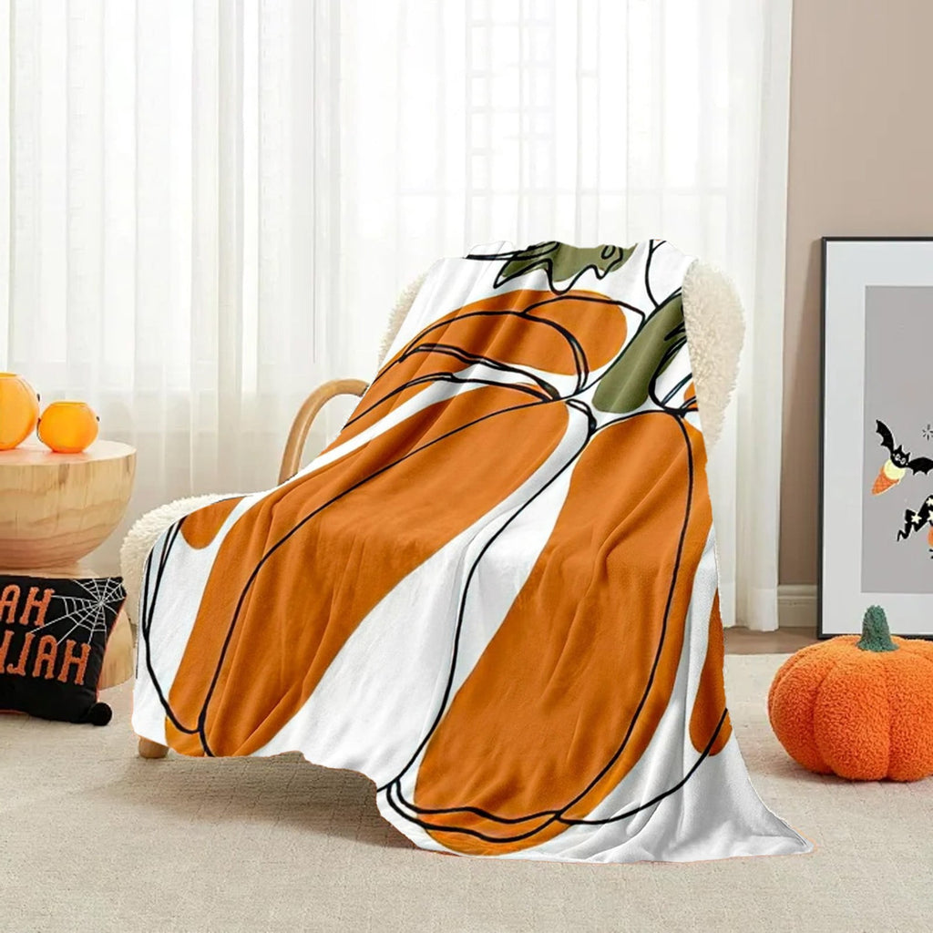 Pink Halloween Throw Blanket for Couch Fleece Halloween Decorations Throw Blankets Lightweight Soft Plush Big Throws and Blankets with Funny Ghost,30x40in