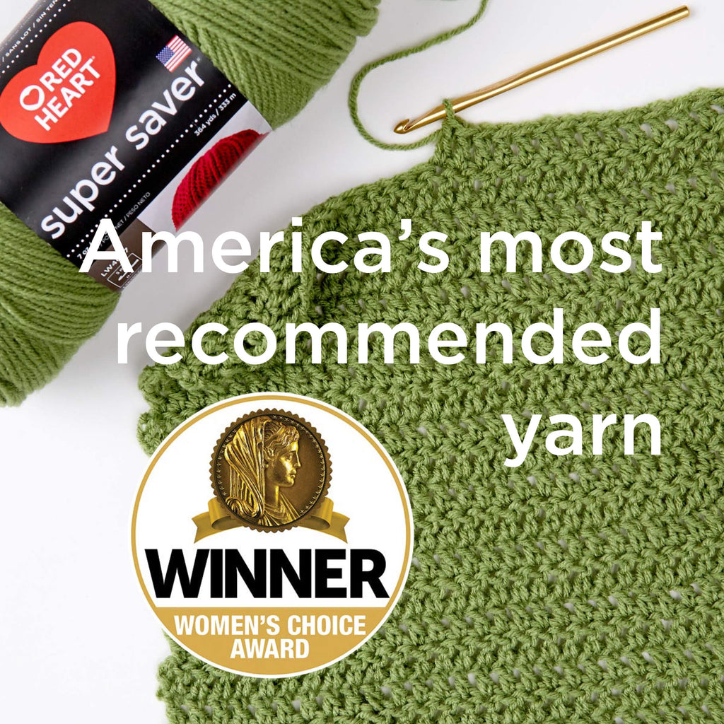Red Heart Super Saver Jumbo #4 Medium Acrylic Yarn, Sutherland Stripe 10oz/283g, 482 Yards